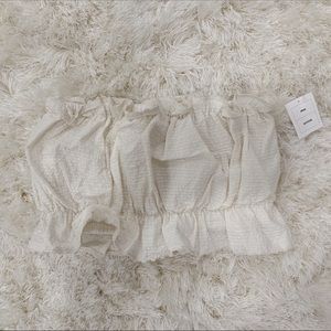 NEW! UO Ila Swiss Dot Tube Top